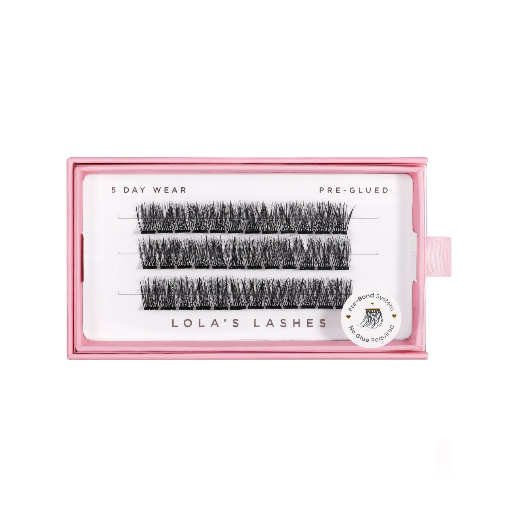 Subtle Single Length Pre-Glued Lashes