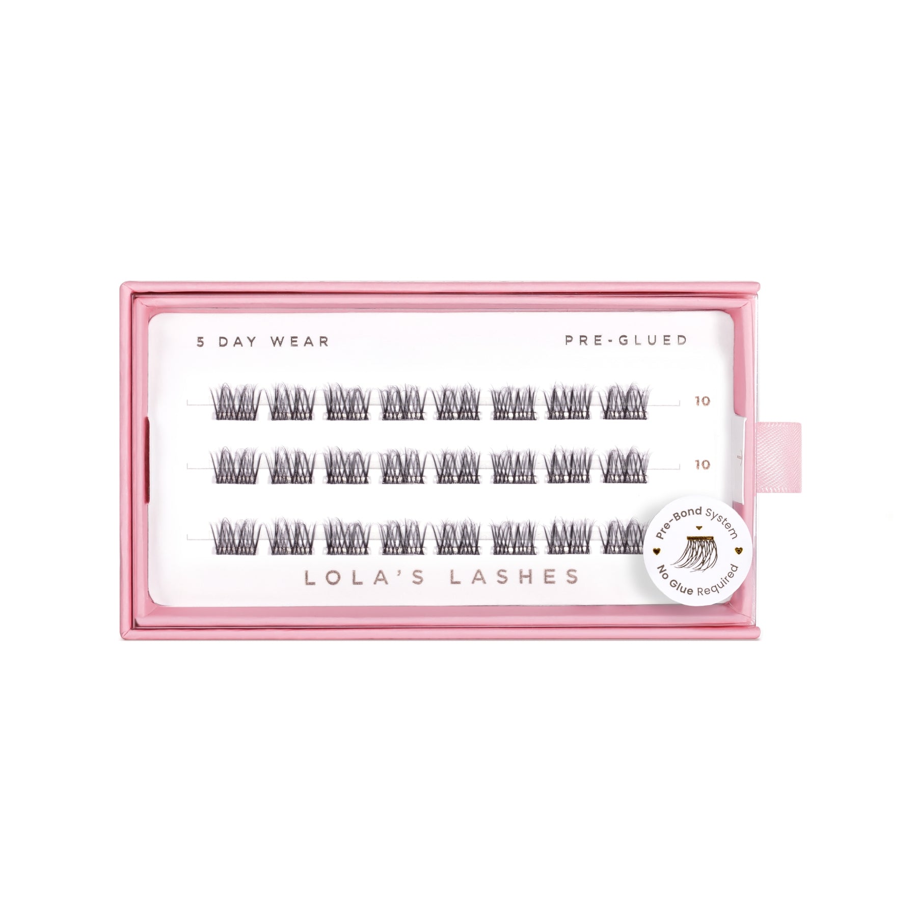 Subtle Volume Single Length Pre-Glued Lashes