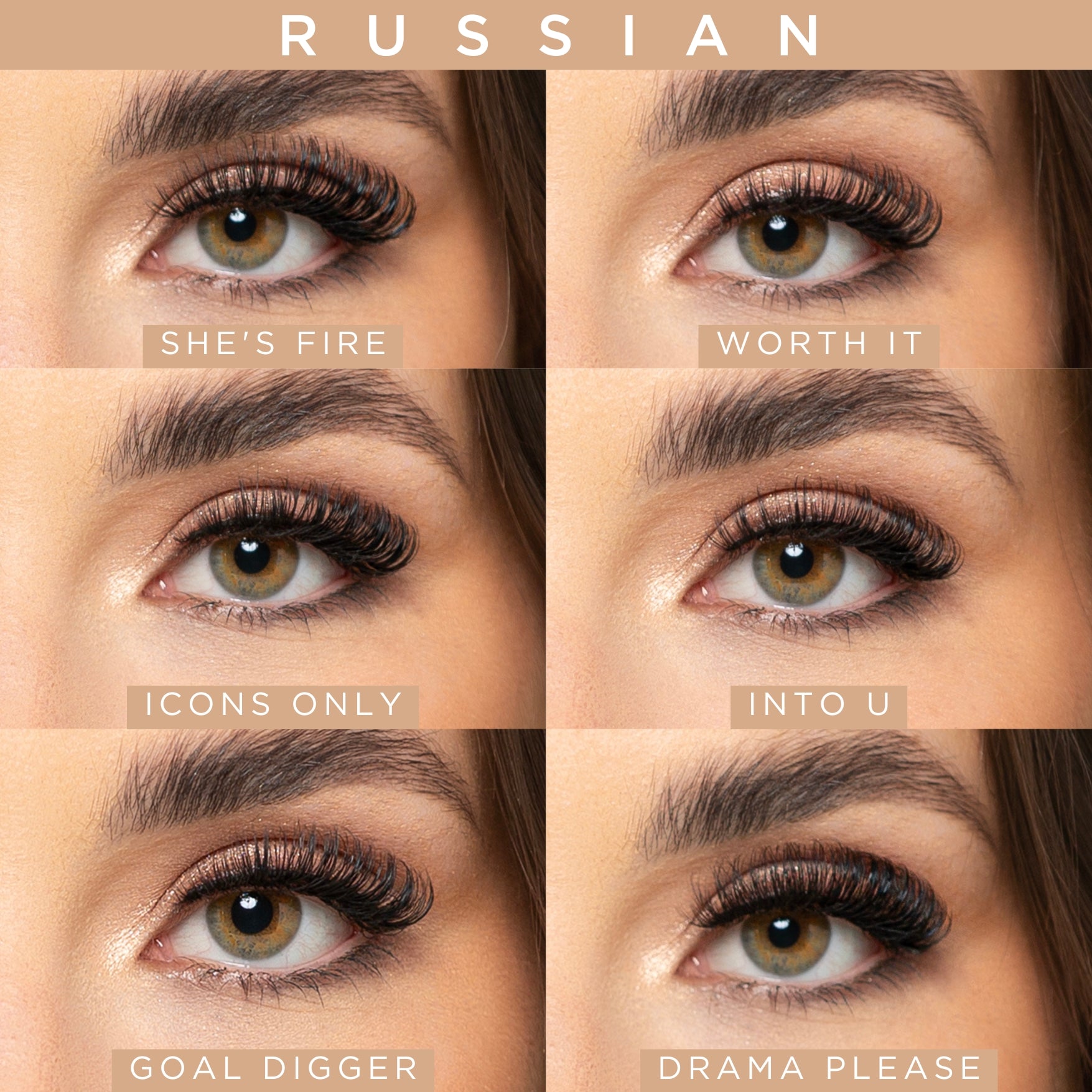 Russian Strip Lash Duo + Adhesive Pen Set