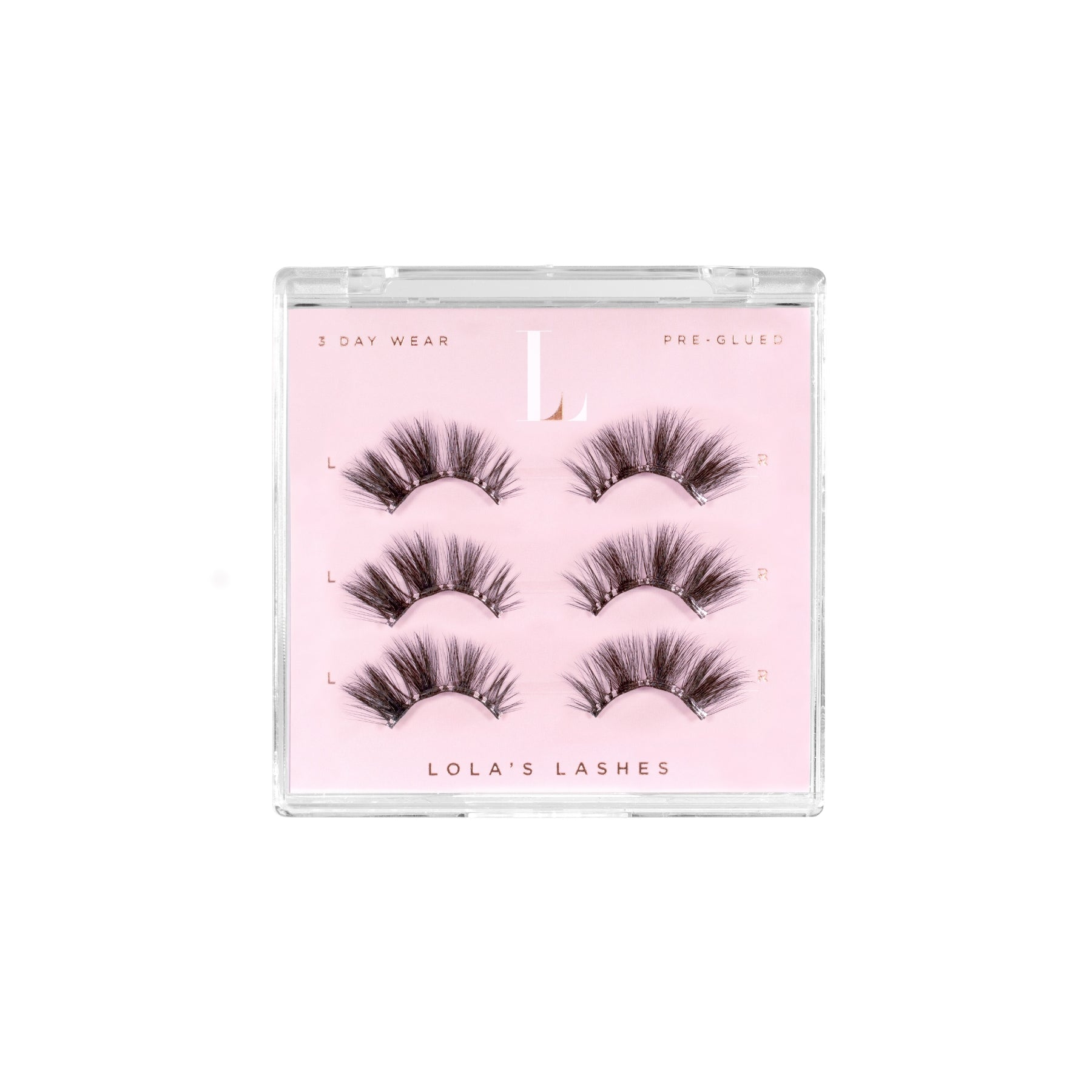 Velvet Volume Dark Brown Pre-Glued Half Lashes
