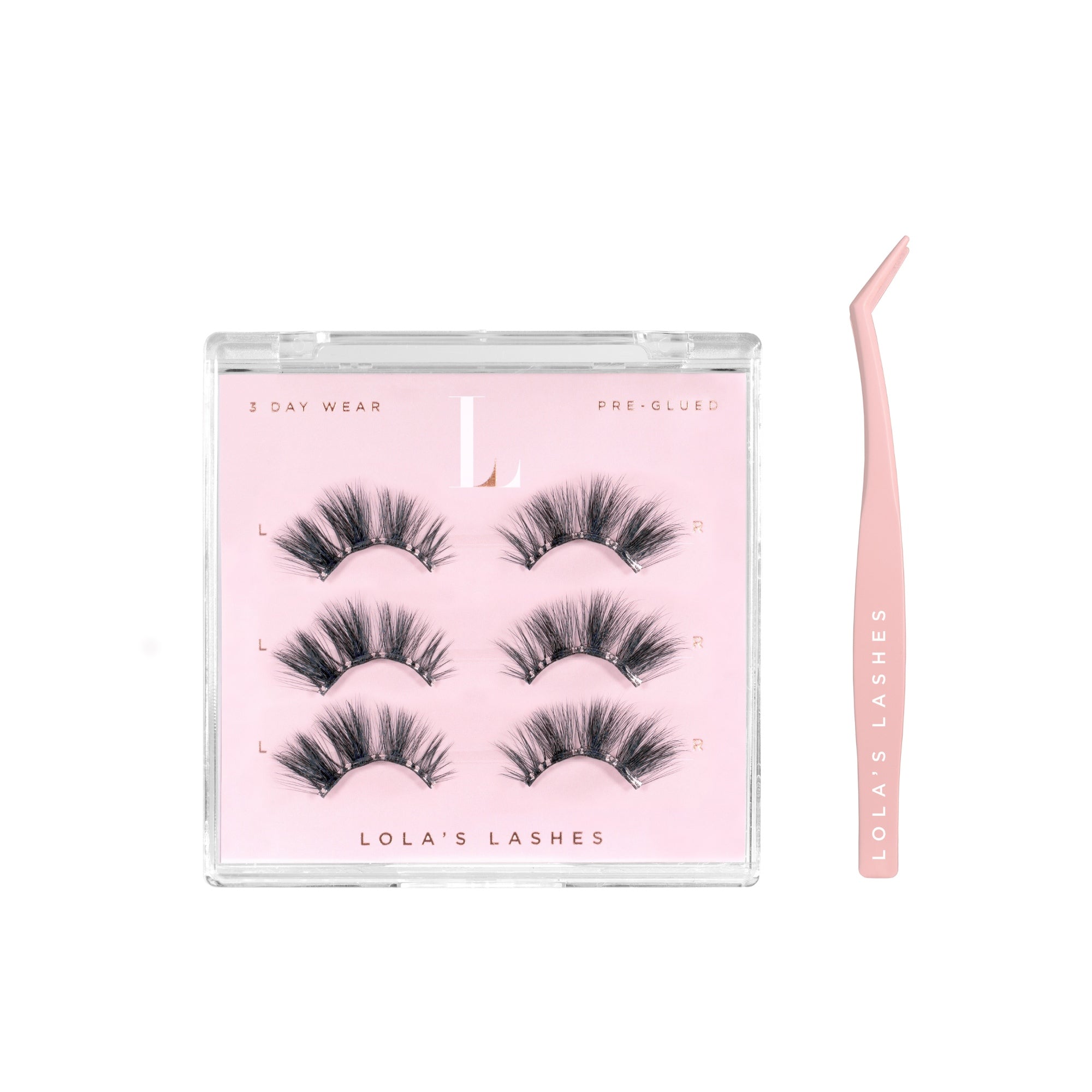 Velvet Volume Pre-Glued Half Lashes Set