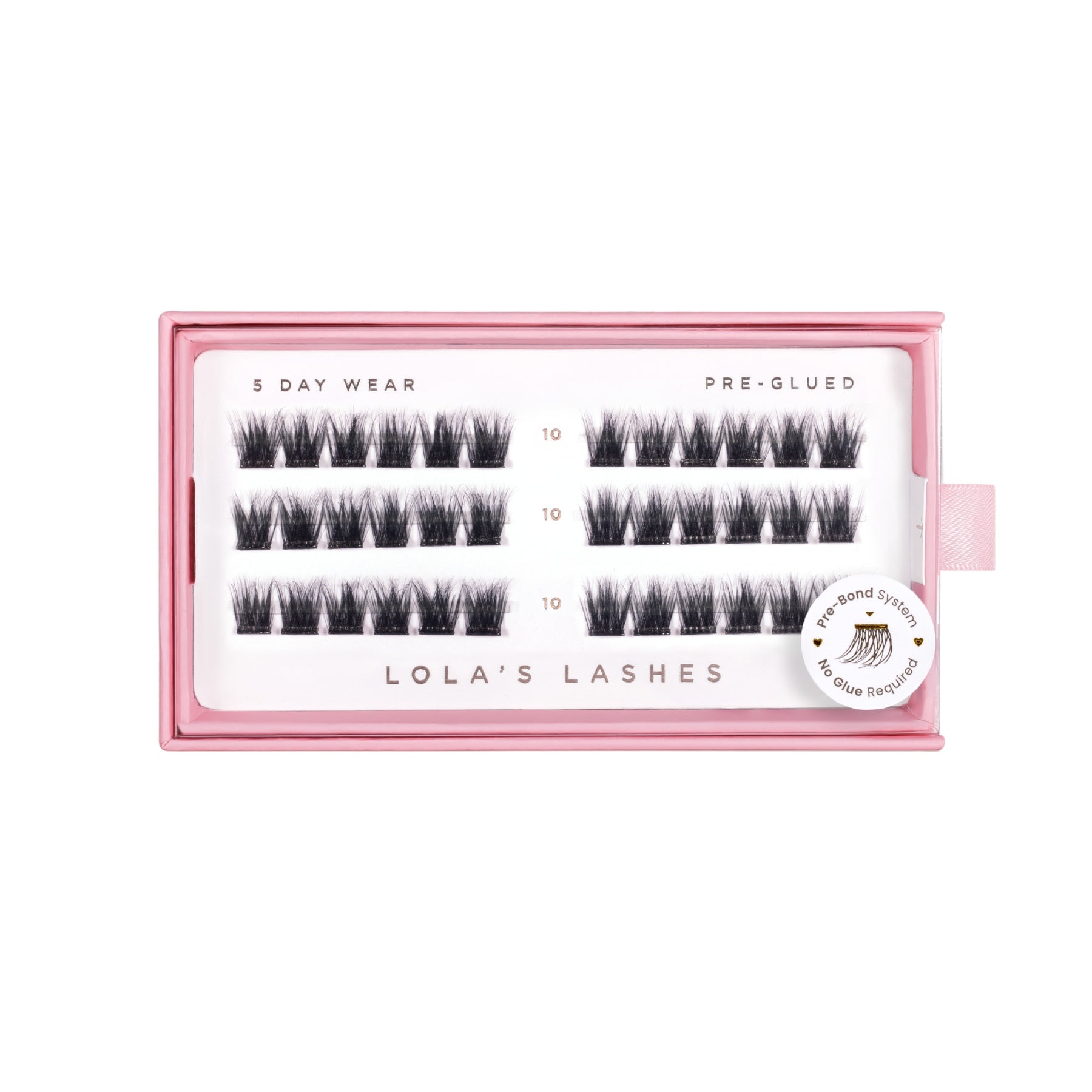 Wispy Volume Single Length Pre-Glued Lashes