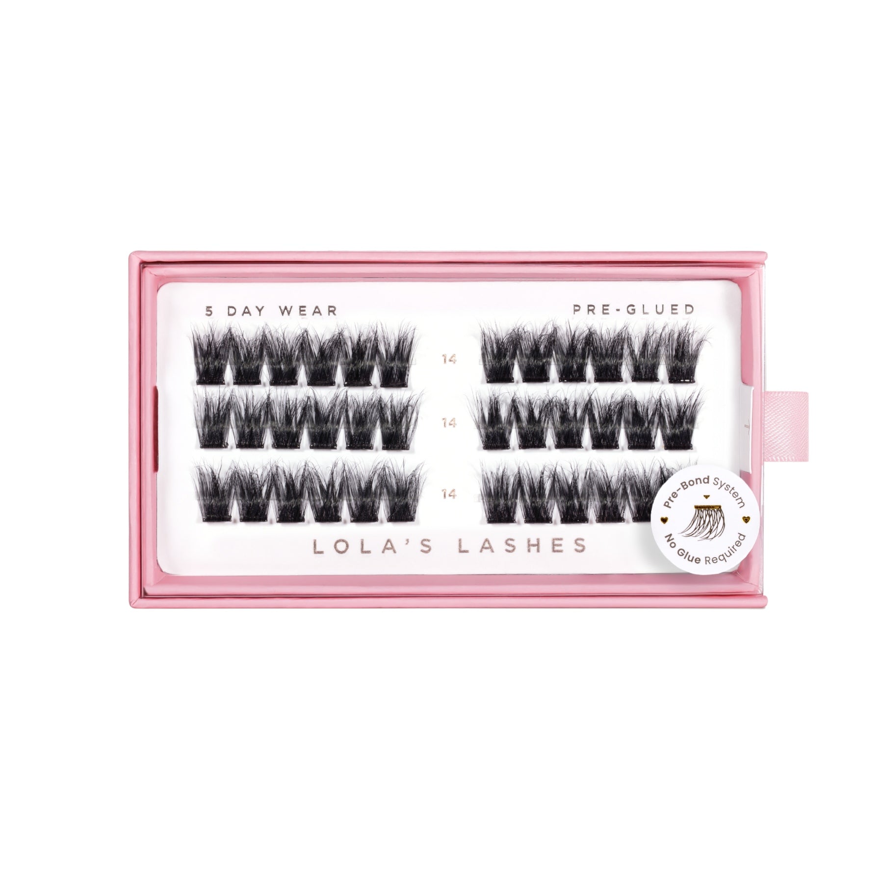 Wispy Volume Single Length Pre-Glued Lashes