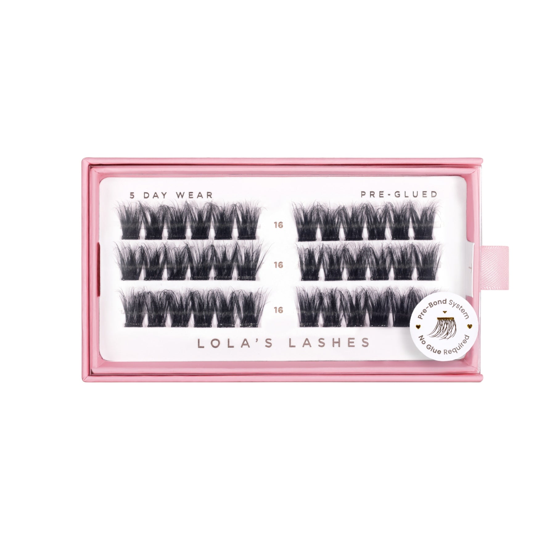Wispy Volume Single Length Pre-Glued Lashes