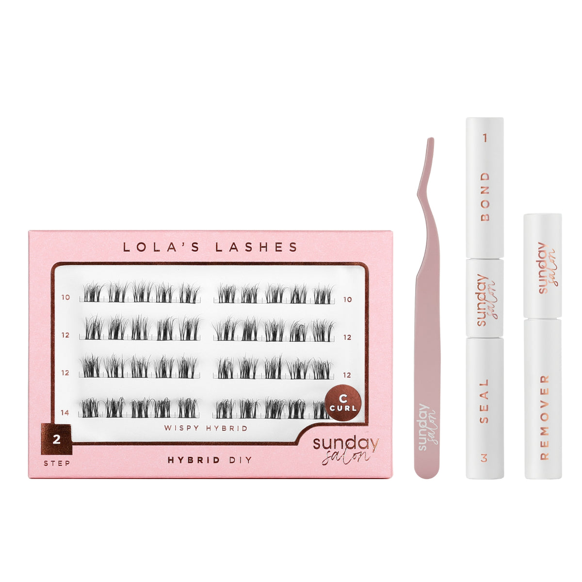 Wispy Hybrid DIY Lash Extensions Starter Set