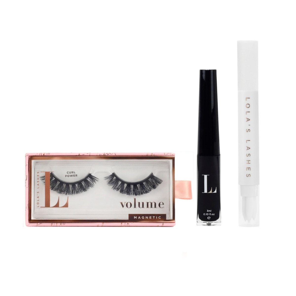 Curl Power Russian Hybrid Magnetic Lash & Liner Set - Lola's Lashes