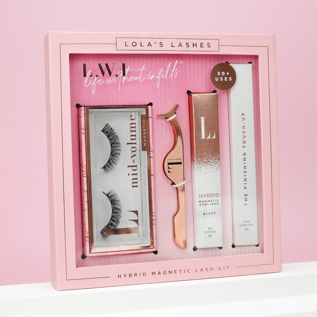 L.W.I Into U Russian Hybrid Magnetic Lash & Liner Set - Lola's Lashes