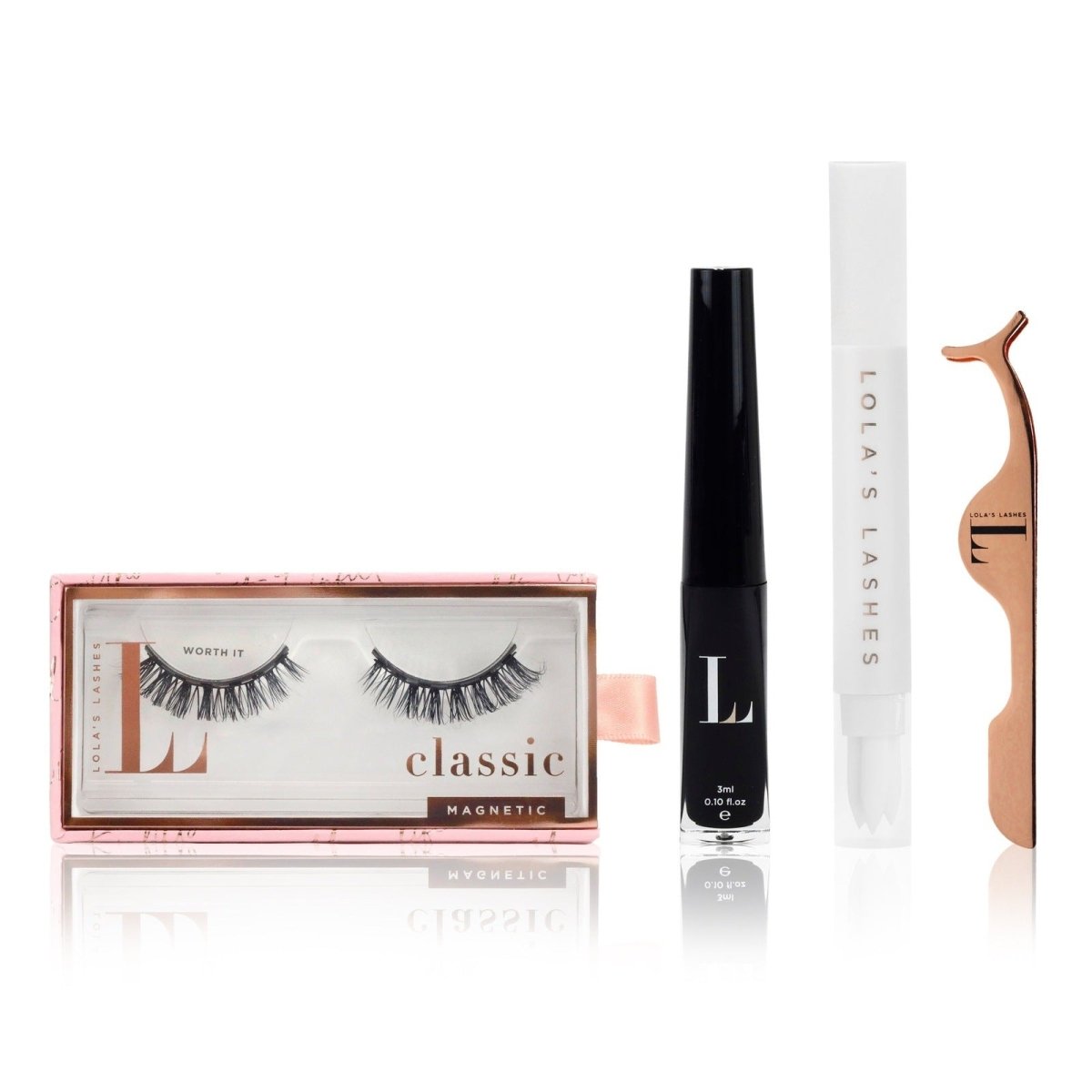 L.W.I Worth It Russian Hybrid Magnetic Lash & Liner Set - Lola's Lashes